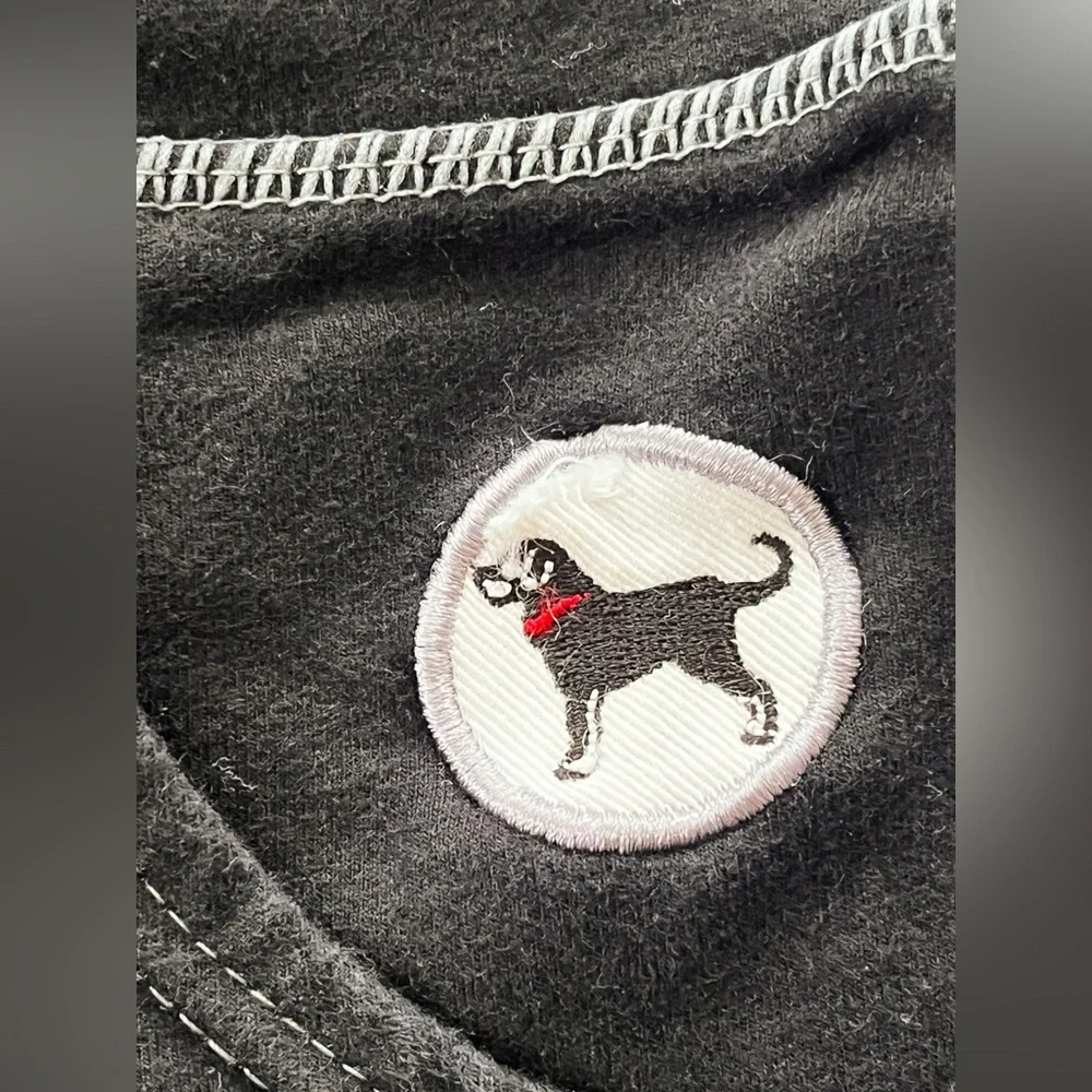 Black Dog Women’s Black Sweatpants with White Trim - Picture 7 of 9